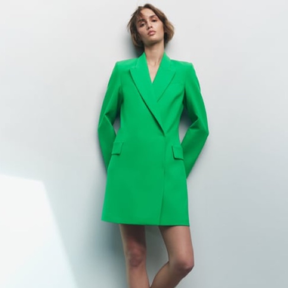 ZARA DOUBLE BREASTED BLAZER DRESSER